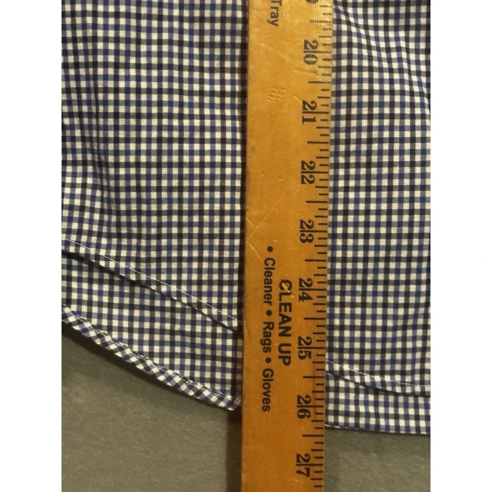 Polo Ralph Lauren Youth XL 18-20 Blue Check Button Down Long Sleeve Shirt